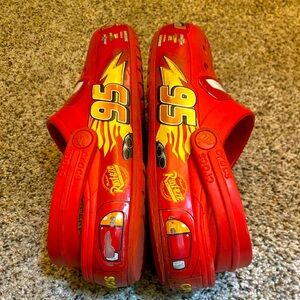 Lightning McQueen Crocs. Adult Women’s Size 8.